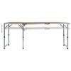 vidaXL foldbart campingbord aluminium 180 x 60 cm