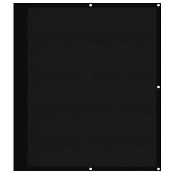 vidaXL altanafsk&aelig;rmning 120x1000 cm 100 % polyester sort