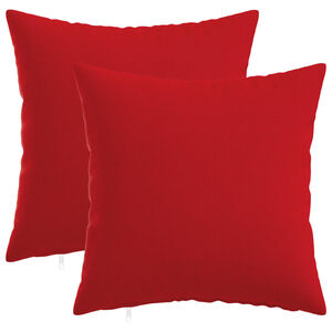 vidaXL Pudebetr&aelig;k 2 stk. HEERLEN R&oslash;d 30 x 30 cm Stof