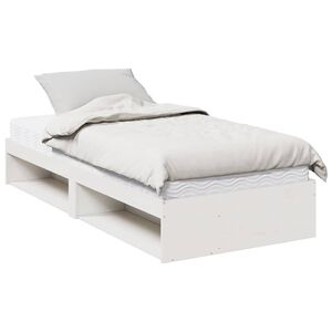 vidaXL daybed uden madras 100x200 cm massivt fyrretr&aelig; hvid