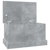 vidaXL opbevaringskasse 50x30x28 cm konstrueret tr&aelig; betongr&aring;
