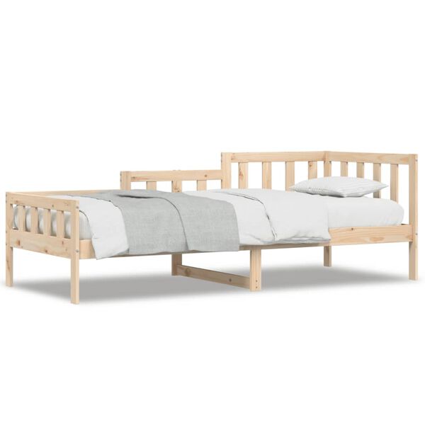 vidaXL daybed uden madras 90x190 cm massivt fyrretræ