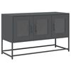 vidaXL tv-bord 100,5x39x60,5 cm koldvalset st&aring;l antracitgr&aring;