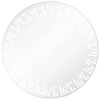 vidaXL v&aelig;gspejl med LED til badev&aelig;relset 70 cm