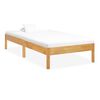 vidaXL sengestel 90 x 200 cm massivt egetr&aelig;