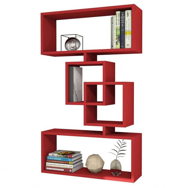 Homemania v&aelig;ghylde Harmony 70x22x117 cm r&oslash;d