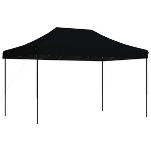 vidaXL foldbart pop up-festtelt 440x292x315 cm sort