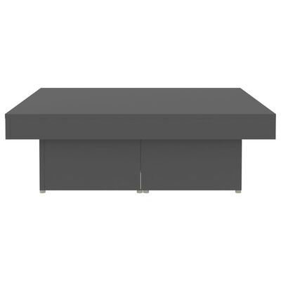vidaXL sofabord 90x90x28 cm spånplade grå