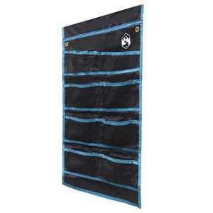vidaXL Opbevaringspose med opbevaring Sort og Bl&aring; 63,5 x 40 cm oxford
