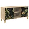 vidaXL TV-skab RHENEN 102 x 33 x 50 cm Sonoma-eg Konstrueret tr&aelig;