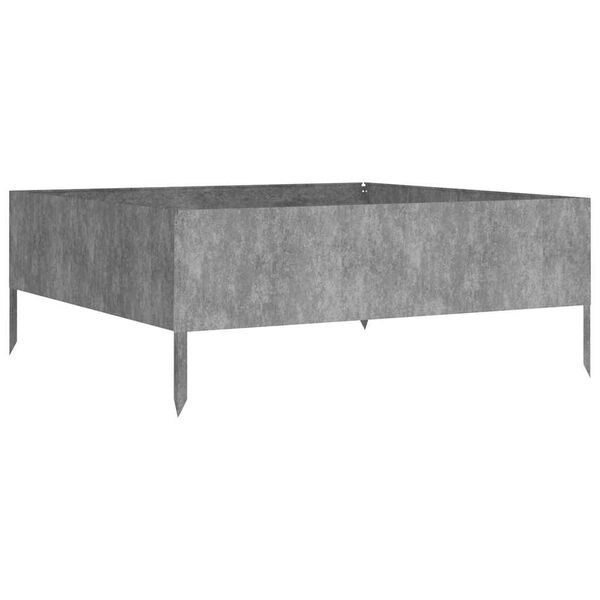 vidaXL h&oslash;jbed 100x100x41 cm cortenst&aring;l