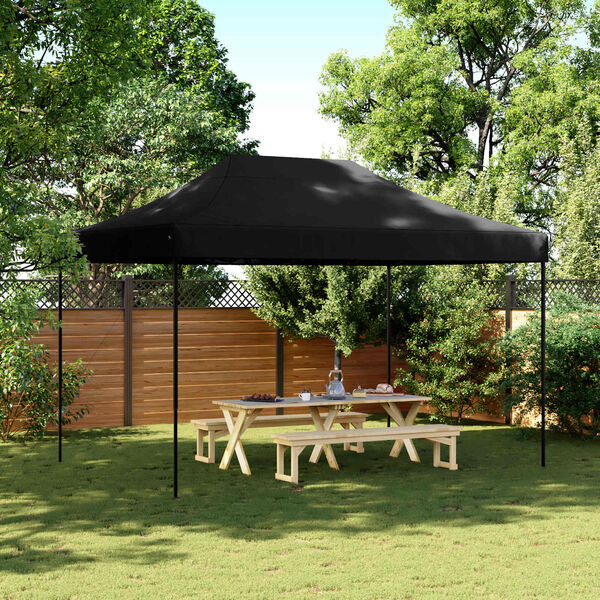 vidaXL Party Tent Sort 279 x 410 x 315 cm Oxford stof