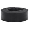 vidaXL gummikant til sneplov 200x8x2 cm sort