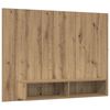 vidaXL TV-m&oslash;bels&aelig;t 120 x 23,5 x 90 cm Artisan Egetr&aelig; Konstrueret tr&aelig;