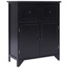 vidaXL skab 60x30x75 cm kejsertr&aelig; sort