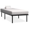 vidaXL sengestel 100x200 cm metal sort