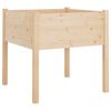 vidaXL plantekasse 70x70x70 cm massivt fyrretr&aelig;