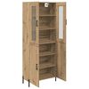 vidaXL Highboard Artisan Egetr&aelig; 69,5 x 34 x 180 cm Konstrueret tr&aelig;