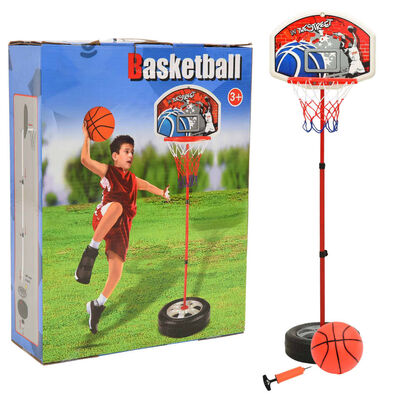 vidaXL basketballsæt til børn 120 cm justerbart