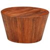 vidaXL sofabord &Oslash; 52x30 cm massivt ru mangotr&aelig;