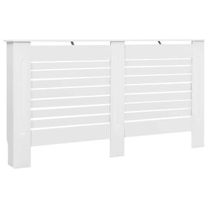 vidaXL radiatorskjuler MDF 152x19x81,5 cm hvid