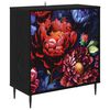 vidaXL Sideboard KIEL Sort eg 69 x 33 x 76 cm Konstrueret tr&aelig;