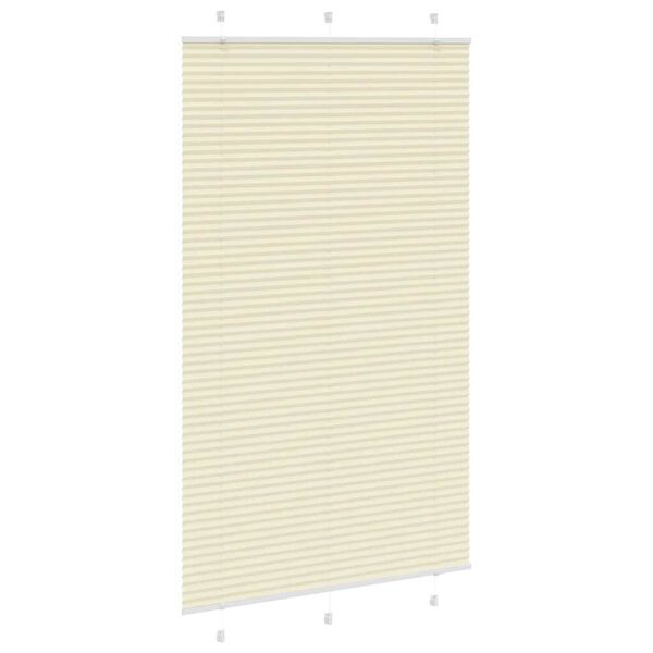 vidaXL Pliss&eacute;gardin fl&oslash;de 115x200 cm Stofbredde 114,4 cm Polyester