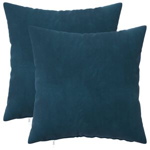 vidaXL Pudebetr&aelig;k 2 pcs HEERLEN Bl&aring; 30 x 30 cm Fl&oslash;jl
