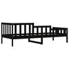 vidaXL daybed 80x200 cm massivt fyrretr&aelig; sort