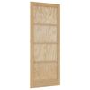 vidaXL Indvendig D&oslash;r 86 x 211 cm Krydsfin&eacute;r Naturfarvet