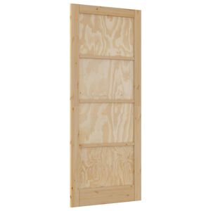 vidaXL Indvendig D&oslash;r 86 x 211 cm Krydsfin&eacute;r Naturfarvet