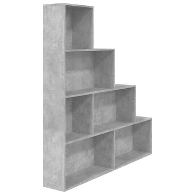 vidaXL bogreol/rumdeler 155x24x160 cm konstrueret træ betongrå