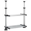 vidaXL k&oslash;kkenhylde 50x25(50-70) cm aluminium