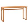 vidaXL skrivebord 120x45x75 cm massivt teaktr&aelig;