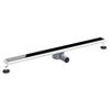 vidaXL Bruseafl&oslash;b Glasd&aelig;ksel med 360&deg; Siphon Sort 100 cm
