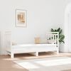 vidaXL daybed med udtr&aelig;k 2x(90x190) cm massivt fyrretr&aelig; hvid