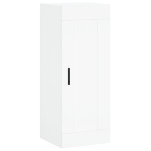 vidaXL v&aelig;gskab 34,5x34x90 cm konstrueret tr&aelig; hvid