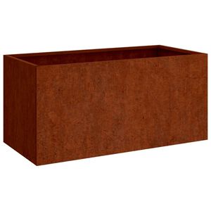 vidaXL plantekasse 62x40x39 cm cortenst&aring;l