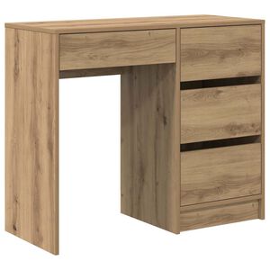 vidaXL Bord Artisan Egetr&aelig; Konstrueret tr&aelig; 90 x 37.5 x 75 cm