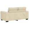 vidaXL 2-personers sofa 160x77x82 cm stof cremefarvet