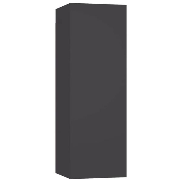 vidaXL tv-skabss&aelig;t 5 dele konstrueret tr&aelig; gr&aring;