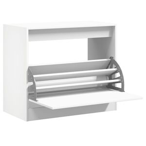 vidaXL skoskab 80x42x69 cm konstrueret tr&aelig; hvid