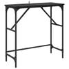 vidaXL Konsolbord Sort eg 75 x 32 x 75 cm Konstrueret tr&aelig;