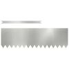 vidaXL Pl&aelig;nekant 30 pcs S&oslash;lv 100 x 0,05 x 30 cm Galvaniseret st&aring;l