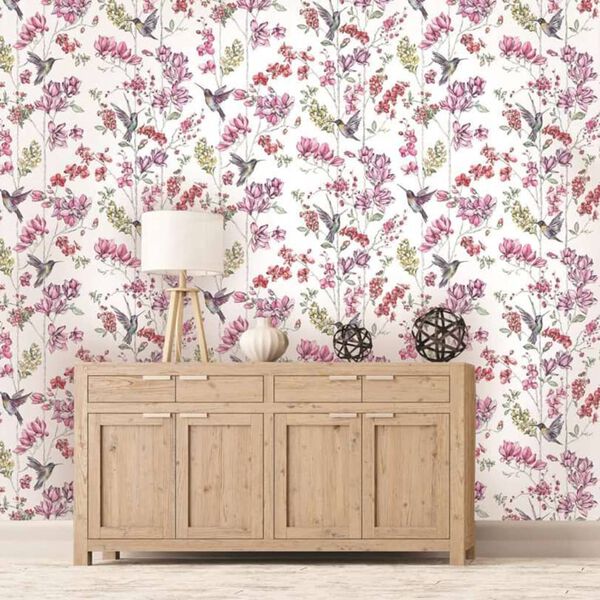 DUTCH WALLCOVERINGS tapet kolibri pink