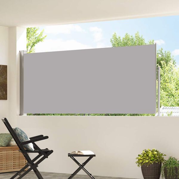 vidaXL sammenrullelig sidemarkise 120x300 cm gr&aring;