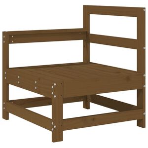 vidaXL hj&oslash;rnemodul til sofa massivt fyrretr&aelig; gyldenbrun