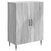 vidaXL Sideboard Gr&aring; sonoma-eg 66 x 34,5 x 89,5 cm Konstrueret tr&aelig;