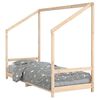 vidaXL sengeramme til juniorseng 80x200 cm massivt fyrretr&aelig;