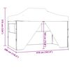 vidaXL Party Tent Creme 280 x 410 x 315 cm Oxford stof